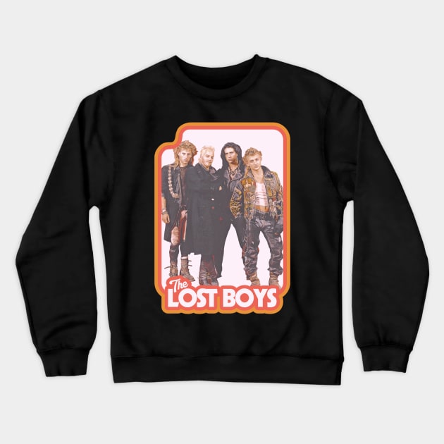 The Lost Boys Retro Fade Crewneck Sweatshirt by darklordpug